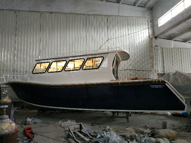 豪华版加长铝合金船9.5米小型游艇价格主图